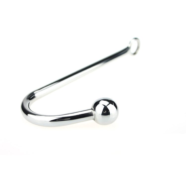 BDSM Anal Hook with Ball Fetish Stainless Steel Metal Bondage Restraint Sex Toy