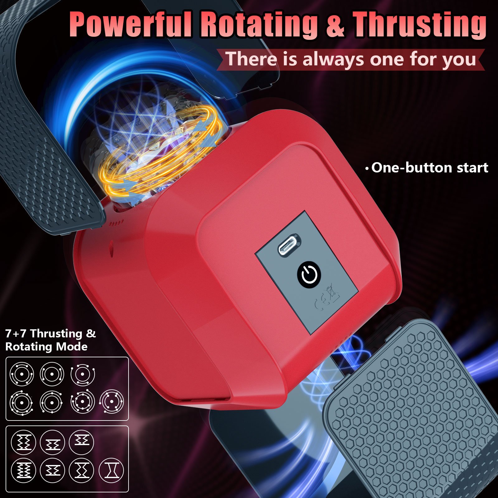 AIZHILIAN Adult sex toy shop of cube automatically retractable masturbation cup is selling directly by factory