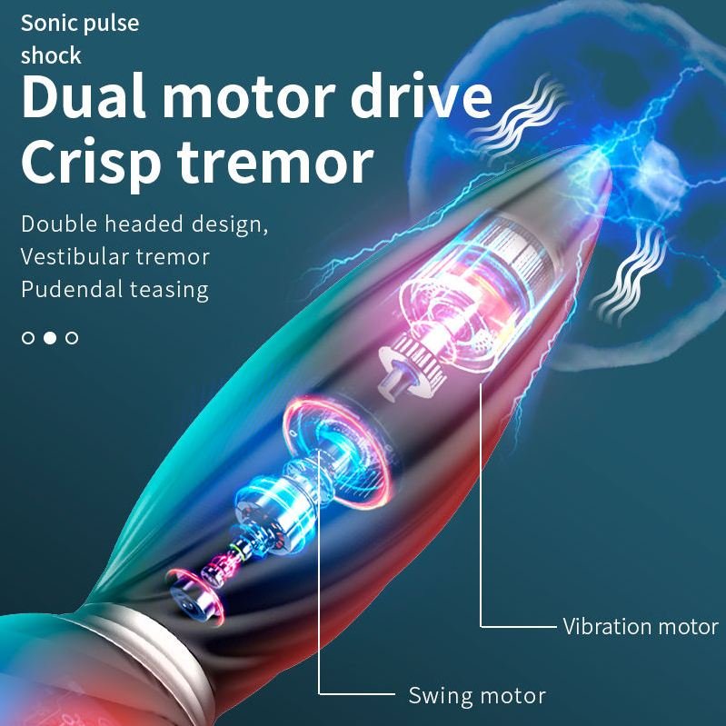 360 Degree Prostate Massager Rotating Anal Vibrator Plug Stimulator Free Custom Box for Adult Couples