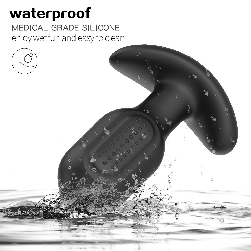 SheFuns Remote Control Butt Plug Anal Chastity Vibrator Sex Toys for Men and Women Masturbator