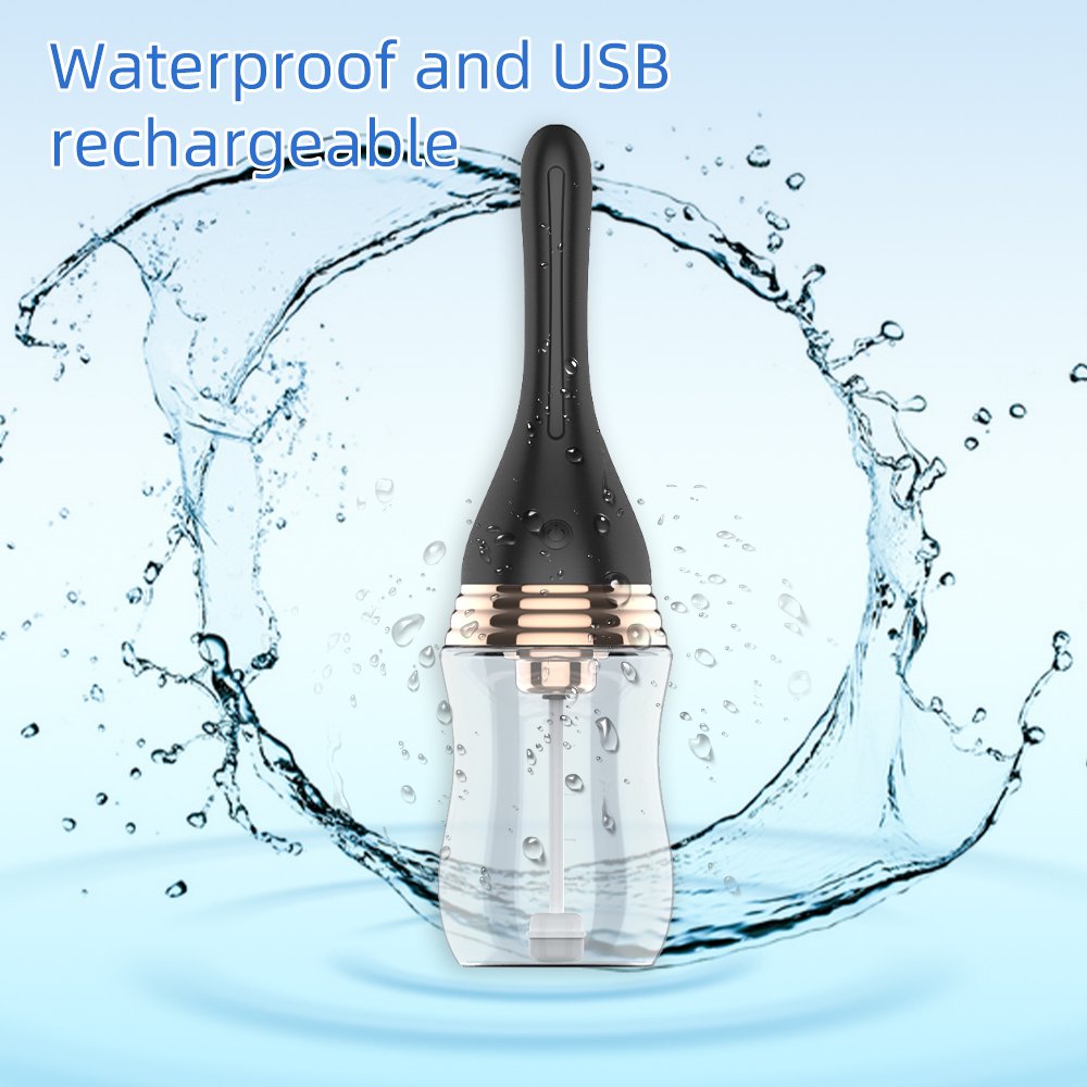 New electric enema women's automatic water spray vaginal cleaning vibrator gay cleaning enema anal sex toy