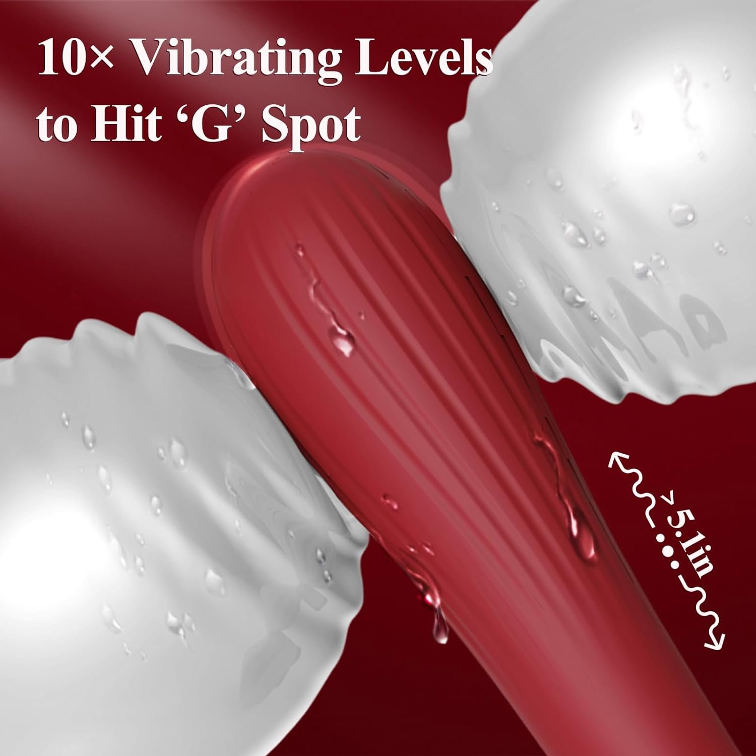 2IN1 Sucking Vibrator Anal Dildos Sex Toy with 10 Air-pulsing & Thrusting Modes, Flexible Shaft Use for Clit Sucker Adult Toys