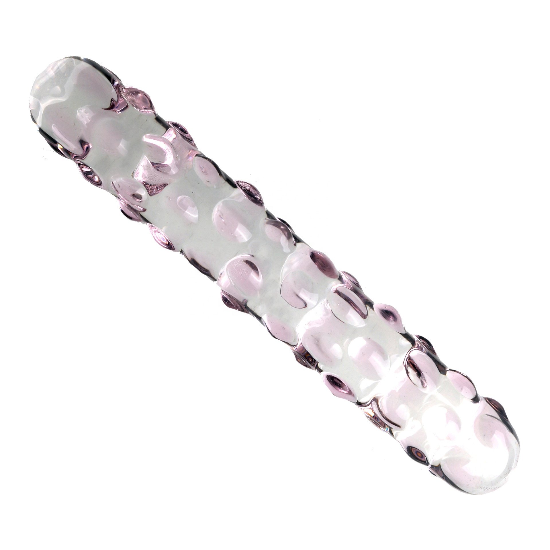 Bumping Shaped Crystal Glass Anal Beads Plug Transparent Penis G spot Adult Sex Toy Glass Dildo Wand obsidian crystal anal plug