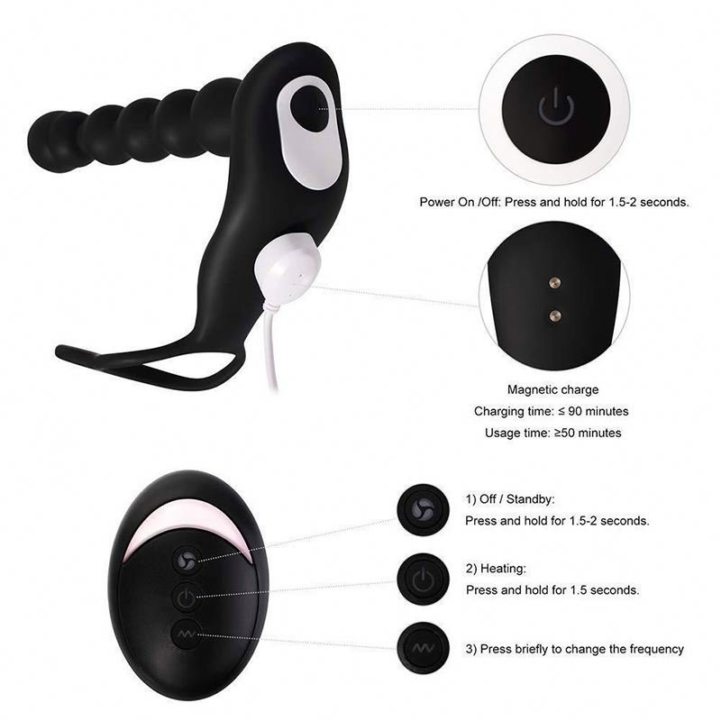 long anal toy vibrador anal beads silicone prostata stimulator prostata massager anal sex toys for men women
