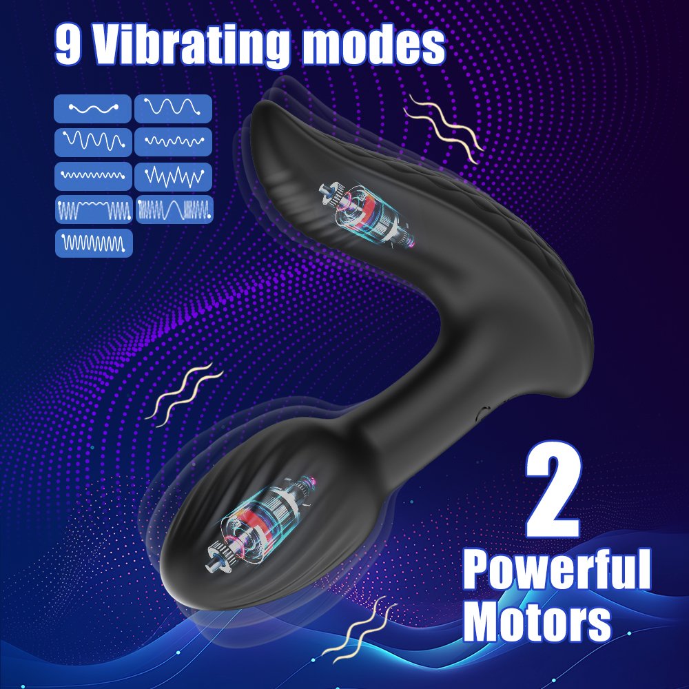 Vibration silicone anal plug male prostate massager silicone anal plug vibration anal toy sex toy