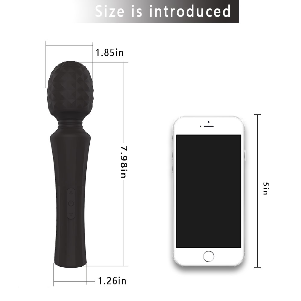 New Female Masturbation Massage Stick Fully Wrapped with Adhesive Magnetic Charging Waterproof AV Vibration Stick