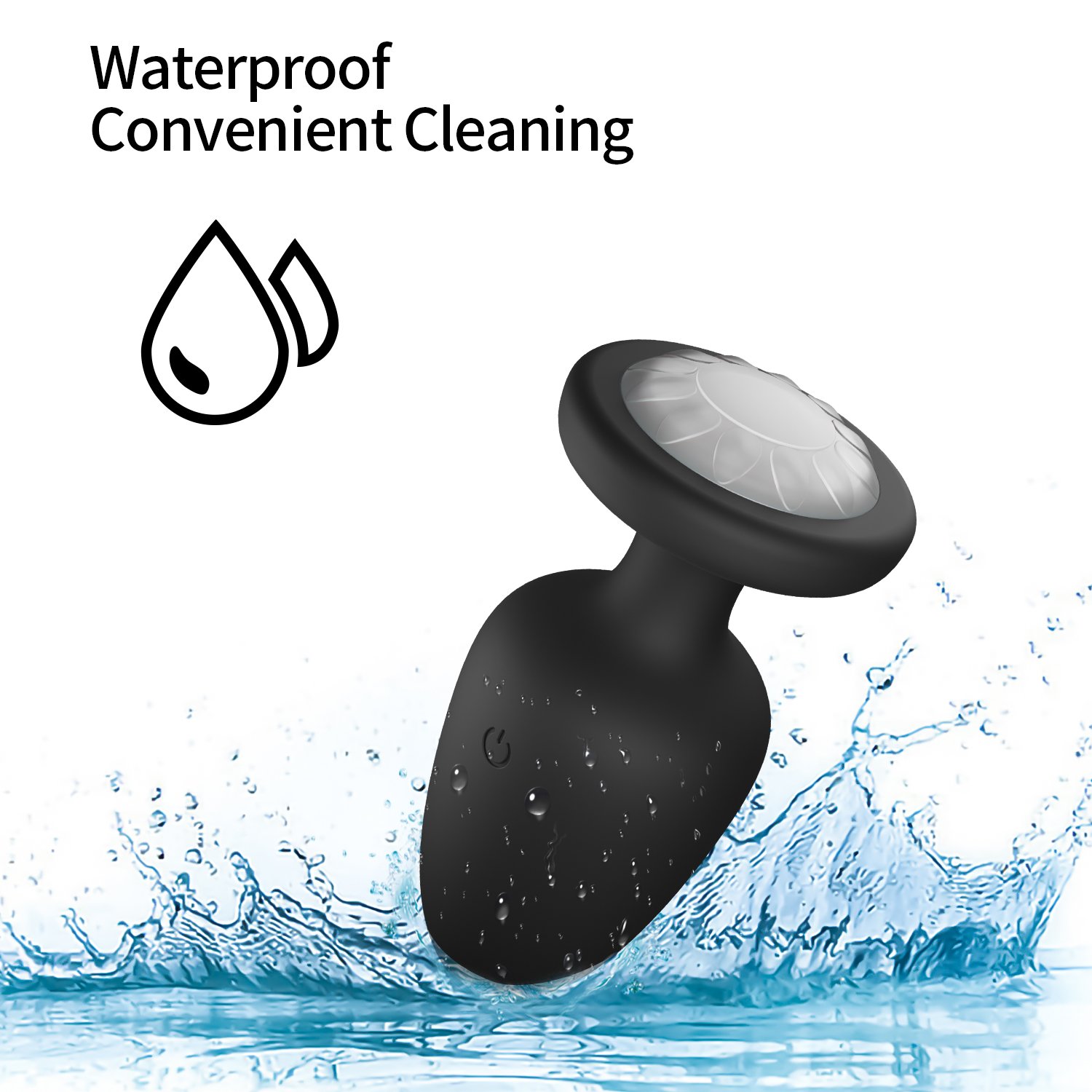 Waterproof 8-Frequency Anal Plug Sex Massager Vibrator for Men and Women Adult Silicone Remote Control Toy Young Will
