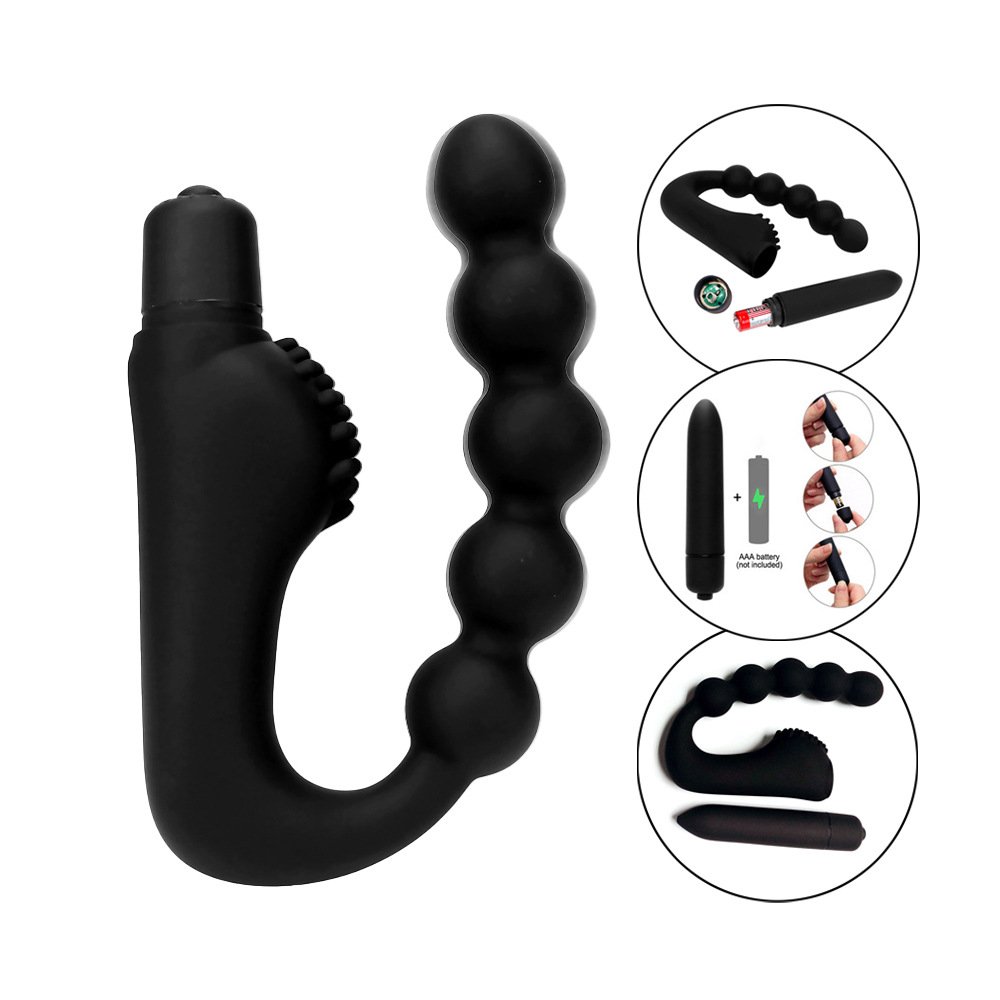 Hot Selling Product 10 Frequency Extension Vibration Giant Massage Plug Vibrador Para Hombres Anal Plug Tail