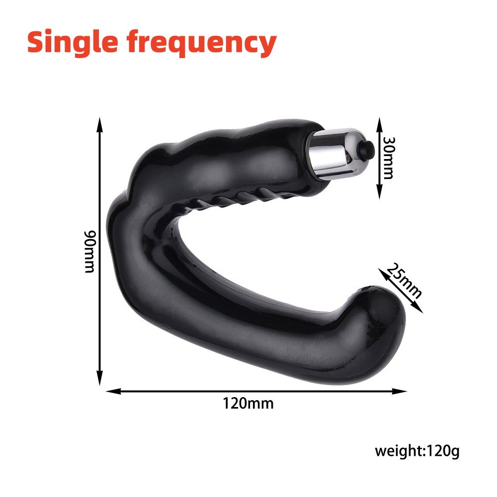 Hot Selling Product 10 Frequency Extension Vibration Giant Massage Plug Vibrador Para Hombres Anal Plug Tail