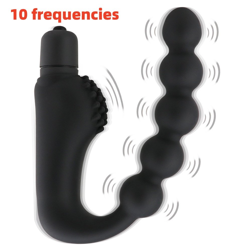 Hot Selling Product 10 Frequency Extension Vibration Giant Massage Plug Vibrador Para Hombres Anal Plug Tail