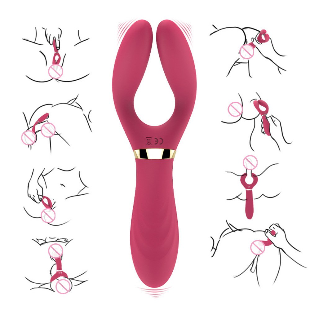 Female G Spot Clitoris Vibrator Anal Plug Vibrating Beads Dildo Vibrator Massage Sex Toy for Women