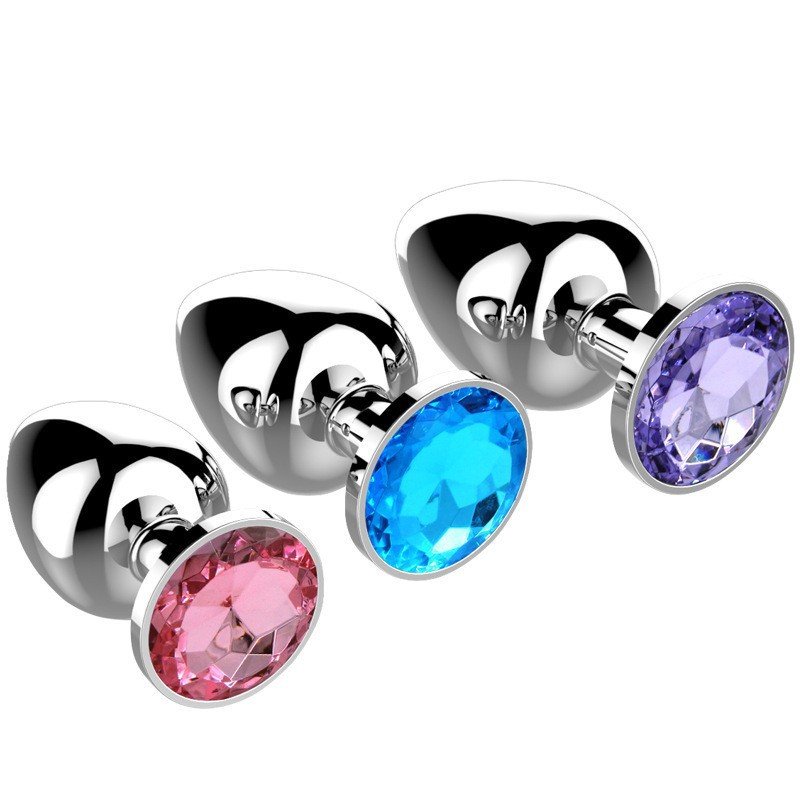 Hot Sale Metal Anal Plug Stainless Butt Plug Fetish Adult Anal Sex Toys Heart Crystal Jewelry Anal Butt Plug For Men Woman