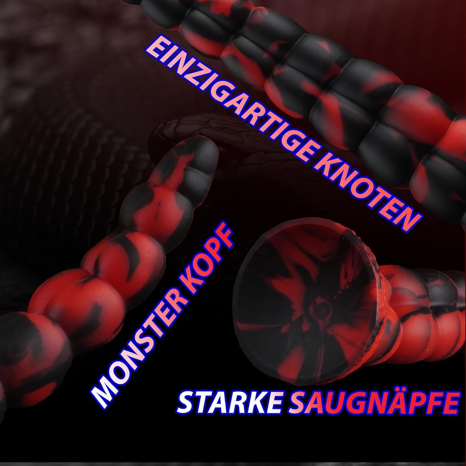 38 cm Extra Long Dildo Monster Fantasy Alien Stimulation Silicone Large G-Spot Suction Cup Anal Plug Sex Toy for Men Women Gay