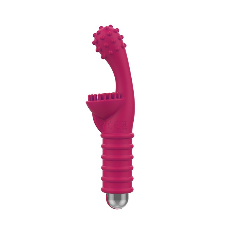 Clitoral Vibrator, Tongue Vibrator Stimulator, Soft Cunnilingus Licking Clit Tickler Adult Sex Toys for Female Nipple Oral Sex