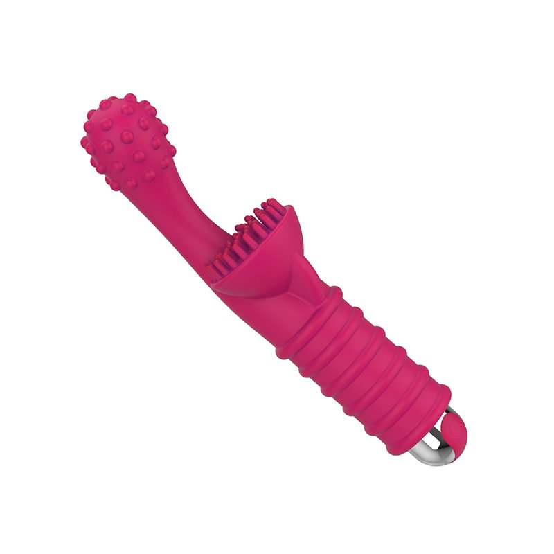 Clitoral Vibrator, Tongue Vibrator Stimulator, Soft Cunnilingus Licking Clit Tickler Adult Sex Toys for Female Nipple Oral Sex
