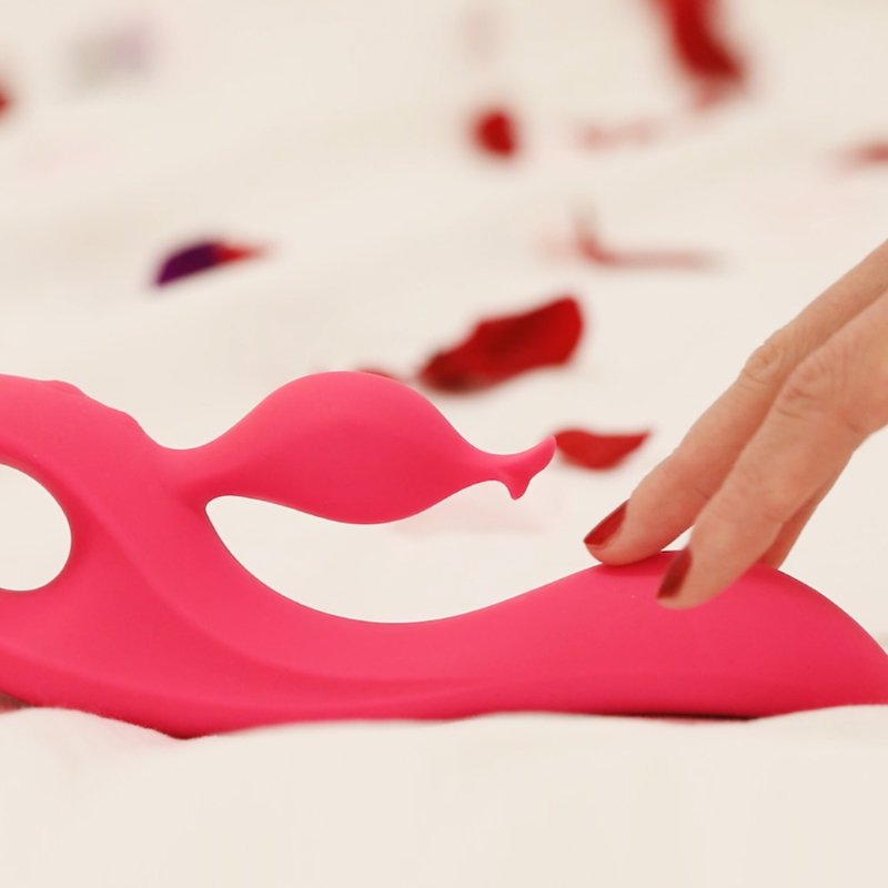 Touch sensor 7 speed clitoral rabbit vibrator sex toys for women's masturbation I am the only one toy sex adult