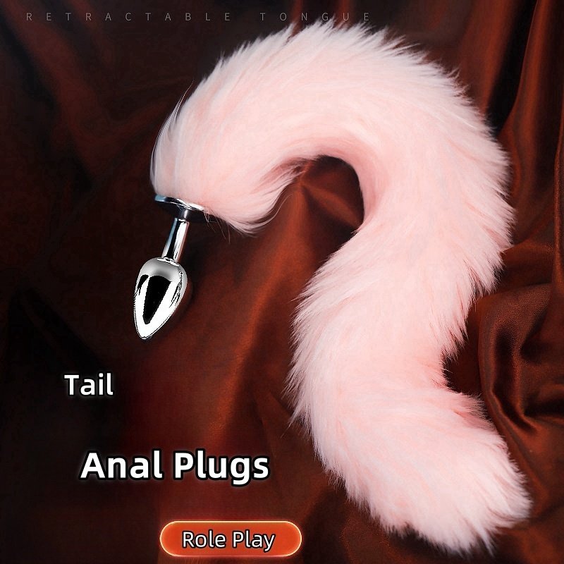 Metal Anal Plug Butt Tail Stainless Steel Sexy Tip Male/Female Prostate Massager Stimulator Masturbation Couple Adult Sex Toys