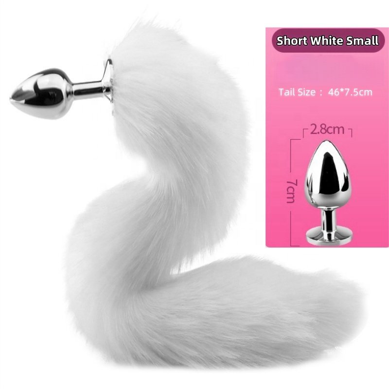 Metal Anal Plug Butt Tail Stainless Steel Sexy Tip Male/Female Prostate Massager Stimulator Masturbation Couple Adult Sex Toys