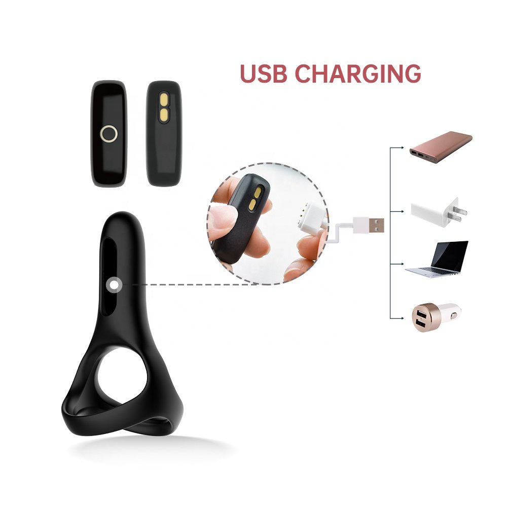Erection Support Couples Pleasure Enhance Penis Cock Rings Sex Toys For Men Vibrating