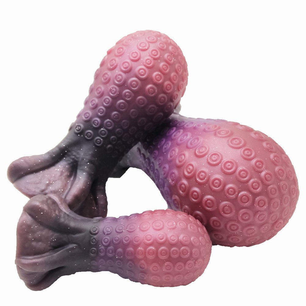 Glitter Octopus Sucker Huge Monster Butt Plug