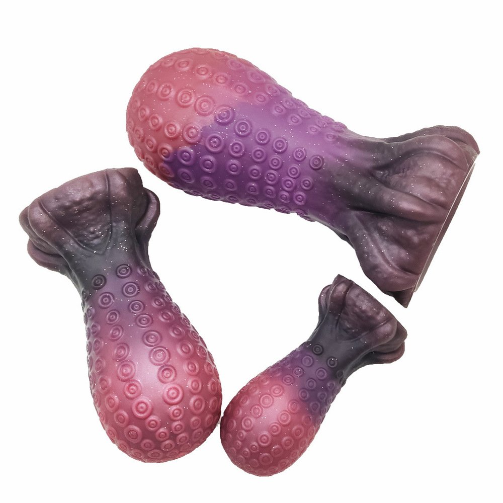 Glitter Octopus Sucker Huge Monster Butt Plug