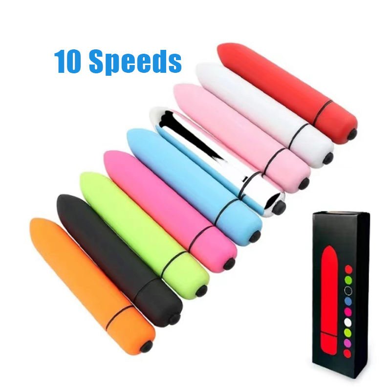 13 Colors Wholesale 10 Speeds Vibration Adult Sex Products Juguete Sexuale Vibrator Sex Toys Women Female Mini Bullet Vibrator