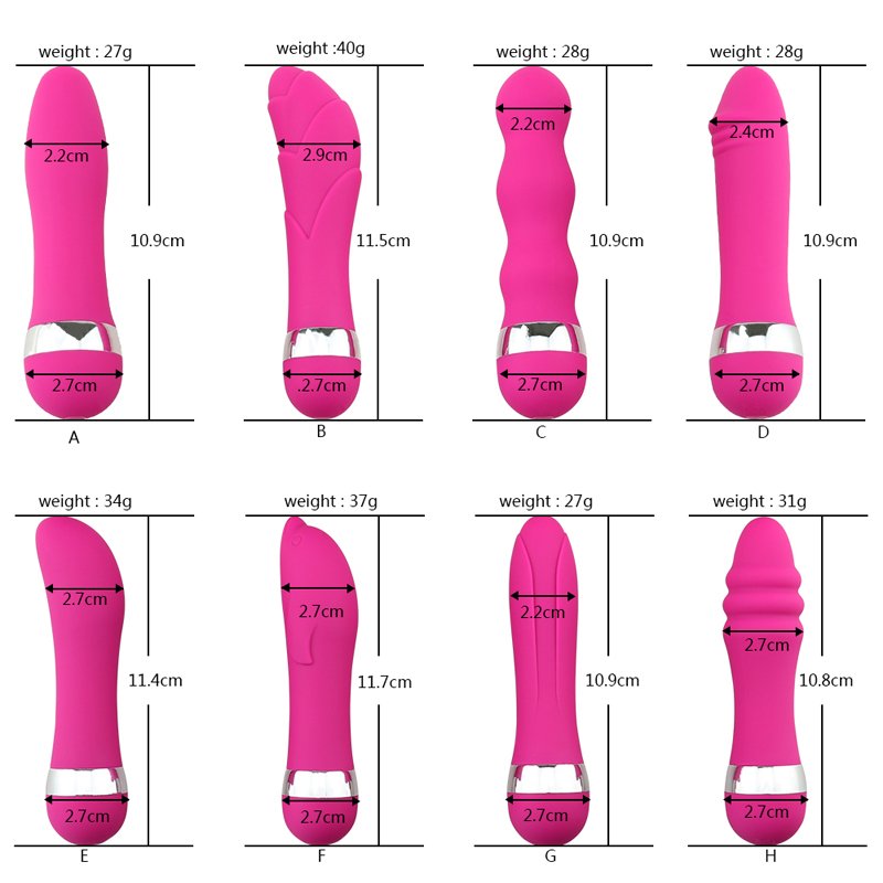 Cheap Price 6 Shape Mini Bullet Anal Vagina Clitoris Vibrador Erotic Gspot Magic AV Vibrating Massager Sex toy for Women Female