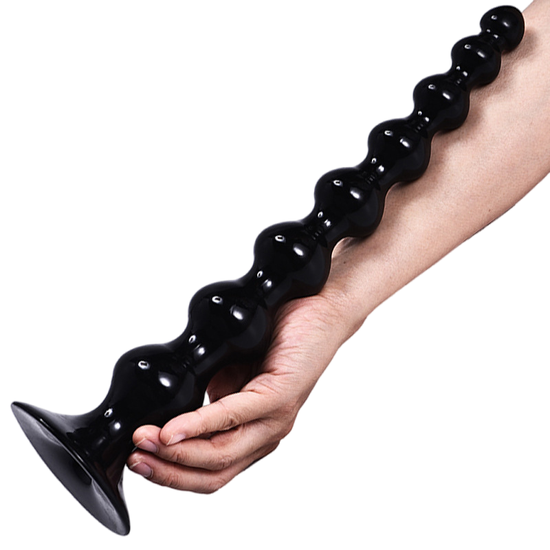HM 36cm Super Long Anal Beads Prostate Massager Butt Plug Stimulation Sex Toys PVC Extra Long Anal Bead