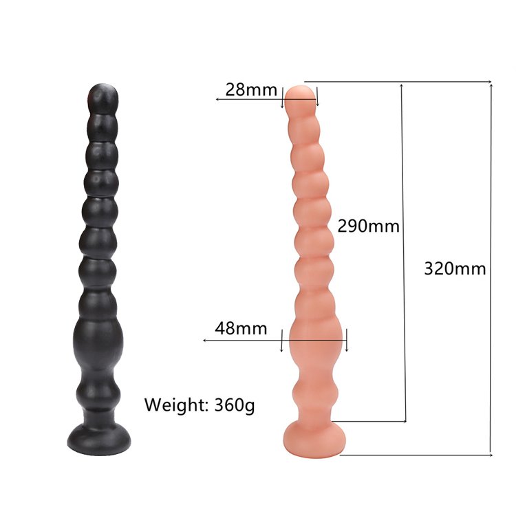 Wholesale Super Long PVC Anal Plug Dildo for Women Huge Rubber Penis Butt Plug Massage Products 12.6 inch Dildo Lesbian Sex Toys