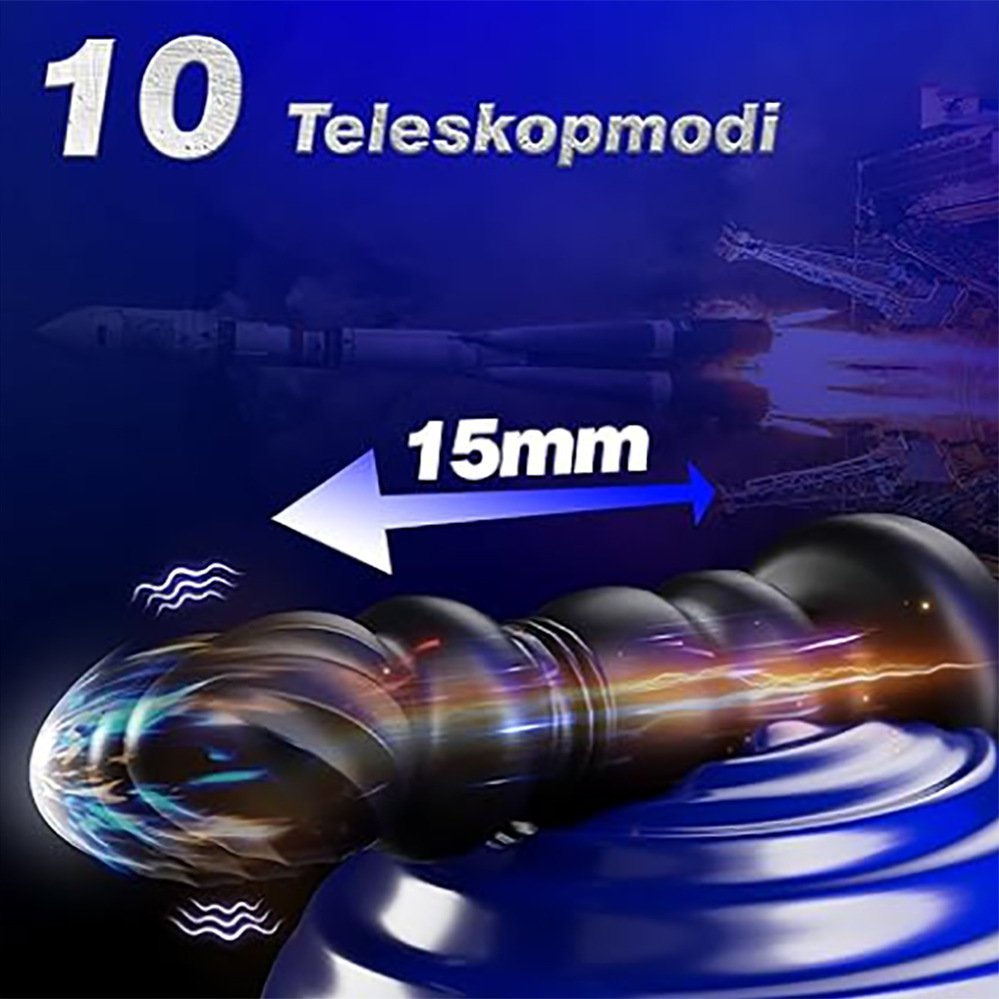 Thrusting Remote Control Butt Plug Anal Sex Toy With Vibrating and Thrusting Modes Prostate Massager For Male and Female