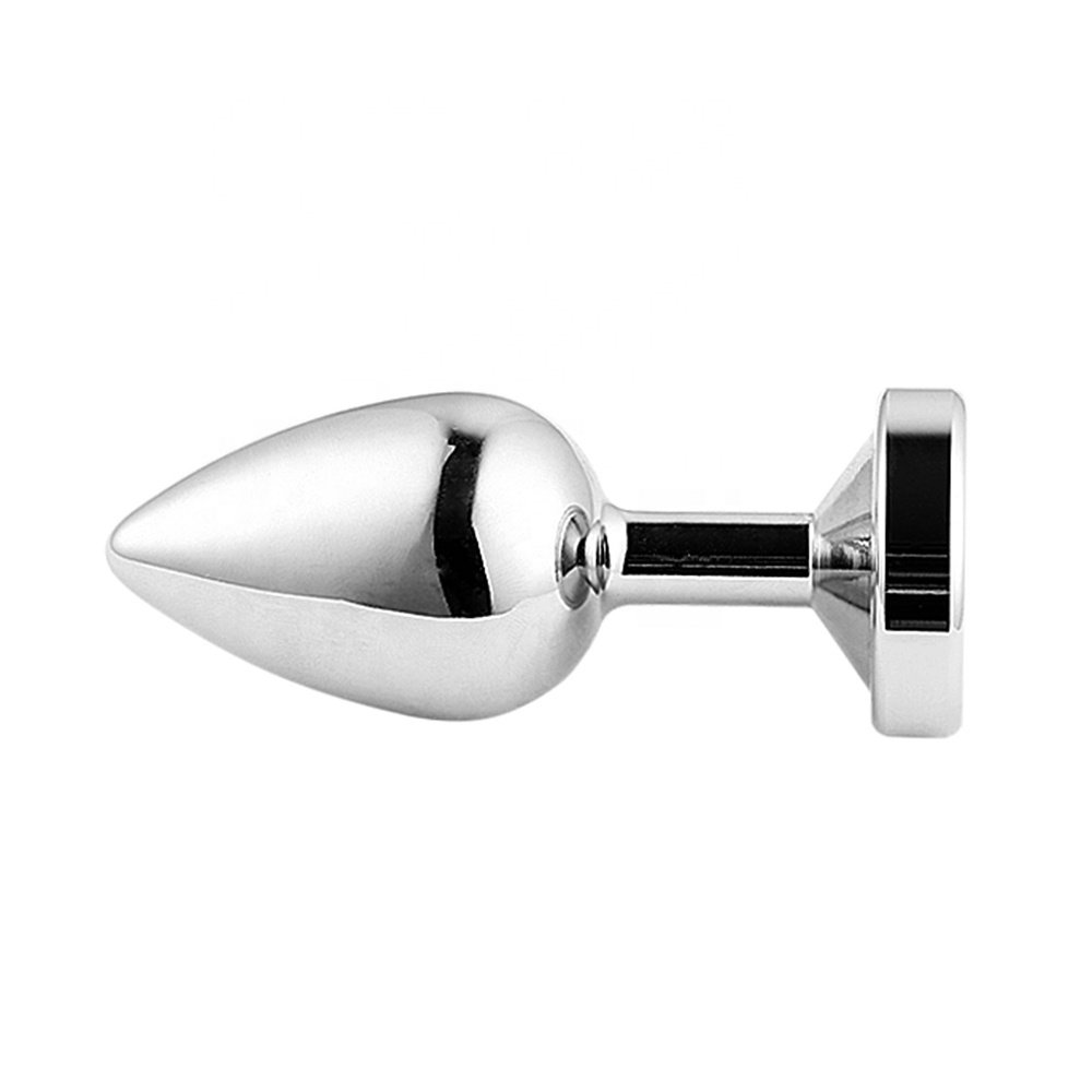 anal sex toy women female Metal Lamp Shape Anal Butt Plugs Vagina Prostate Massager Plug Sex Toy for couple