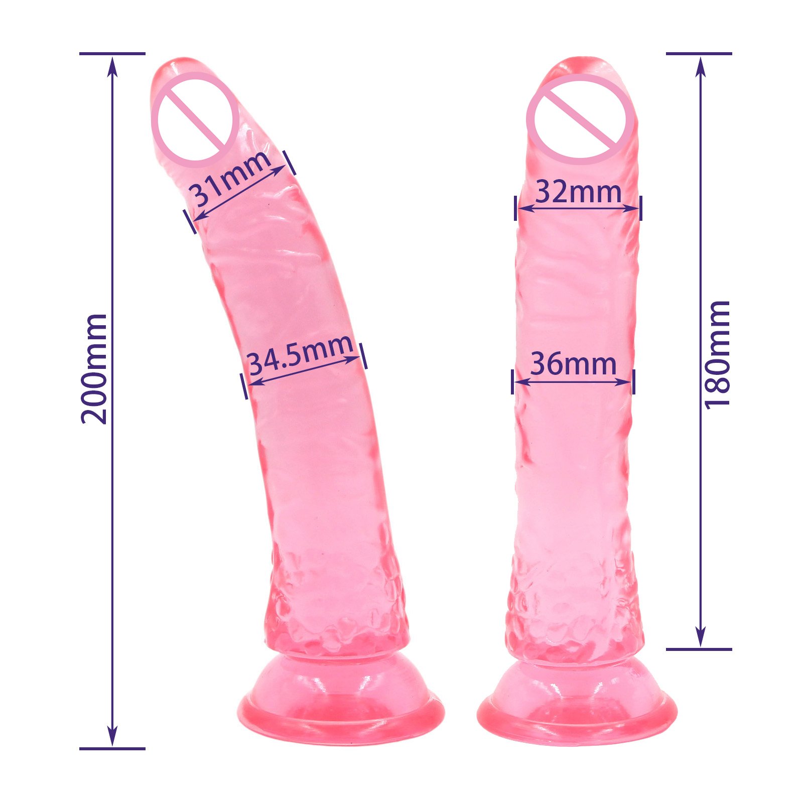 Free Custom Box - Suction Cup Small Anal Vagina Dildo Realistic Toys Big Penis Dick Dildos Women Adults Member Faloimitator