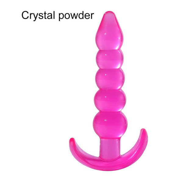 Adult Sex Toy Silicone Crystal Anal Butt Plug Soft Large Anal Plug Butt Plugs