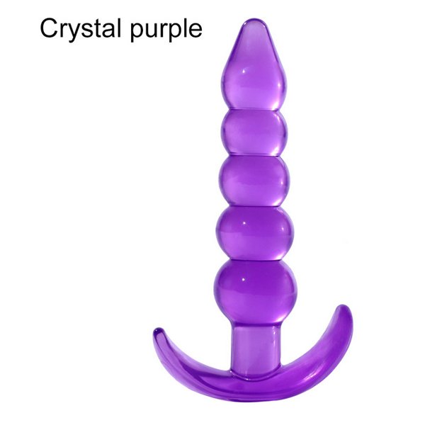 Adult Sex Toy Silicone Crystal Anal Butt Plug Soft Large Anal Plug Butt Plugs