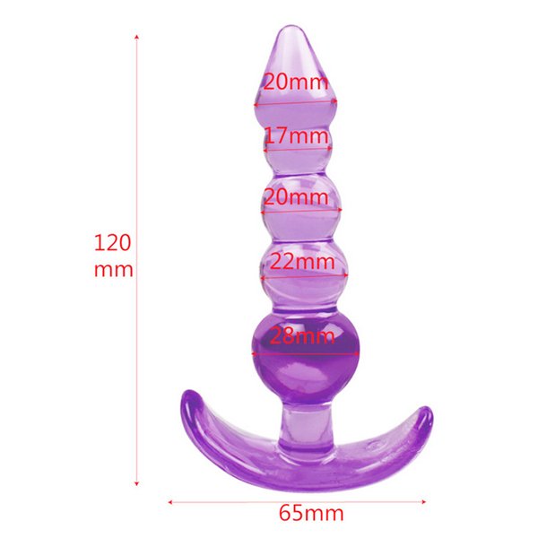 Adult Sex Toy Silicone Crystal Anal Butt Plug Soft Large Anal Plug Butt Plugs