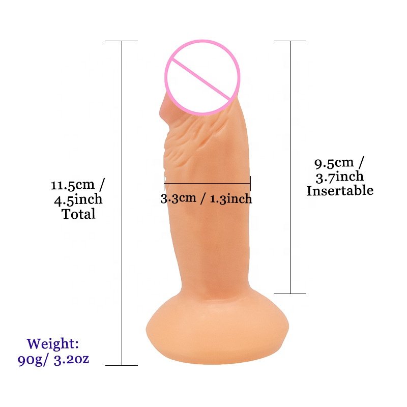 Silicone Realistic hot sale mini female sex toy dildo sex toys for boy woman and men anal small penis dildos