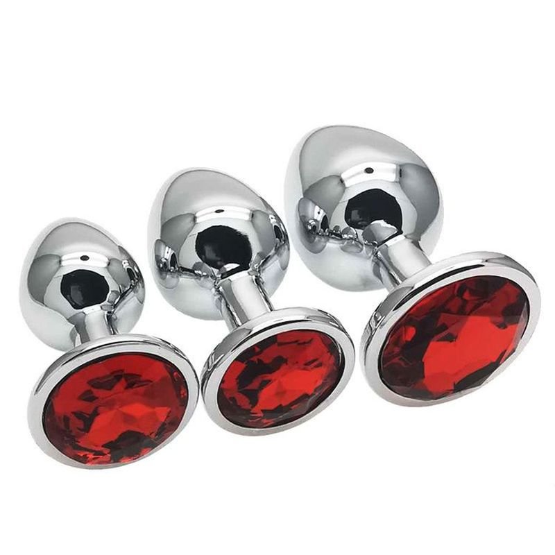 Metal Outdoor Anal Sex Toys Female Adult Products Sex Toys Flirting Anal Expansion Props Training Set