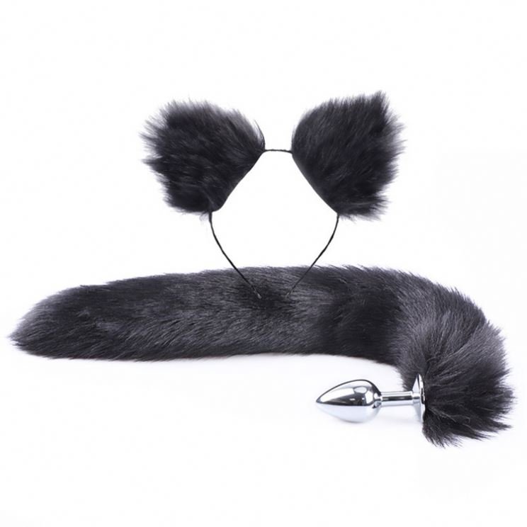 best selling products Fox anal plug tail Set butt plug Cat Tail with ears sex toys