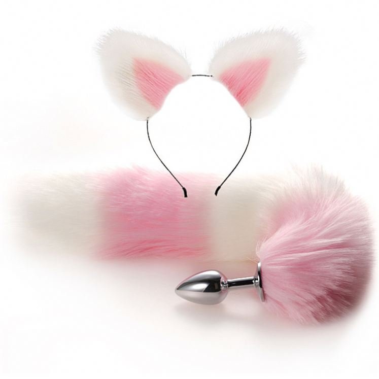 best selling products Fox anal plug tail Set butt plug Cat Tail with ears sex toys