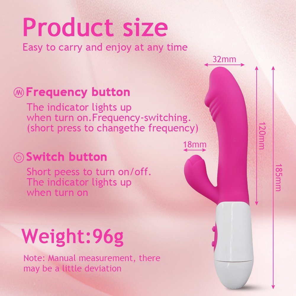 G Spot Dildo Rabbit Vibrator for Women Dual 10 Vibration Silicone Waterproof Female Vagina Clitoris Anal Massager Sex Toys Shop
