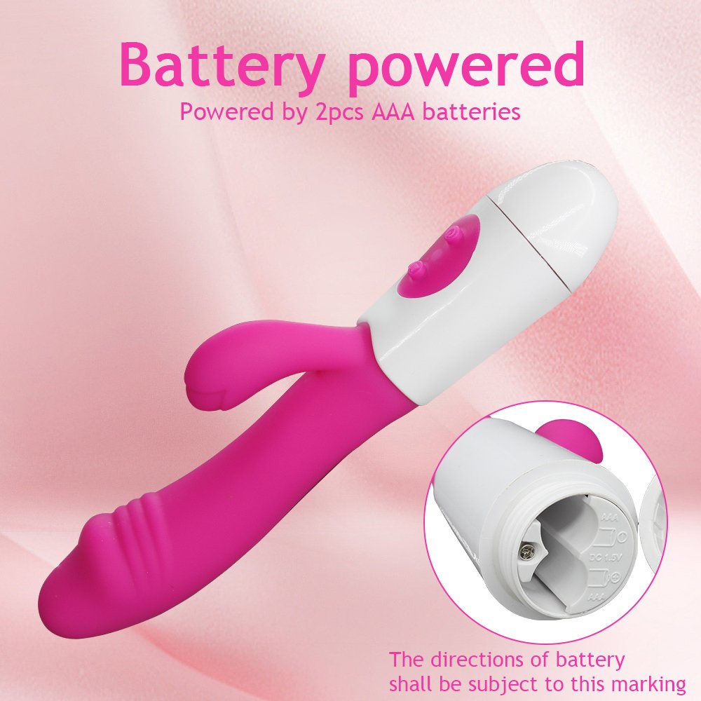 G Spot Dildo Rabbit Vibrator for Women Dual 10 Vibration Silicone Waterproof Female Vagina Clitoris Anal Massager Sex Toys Shop