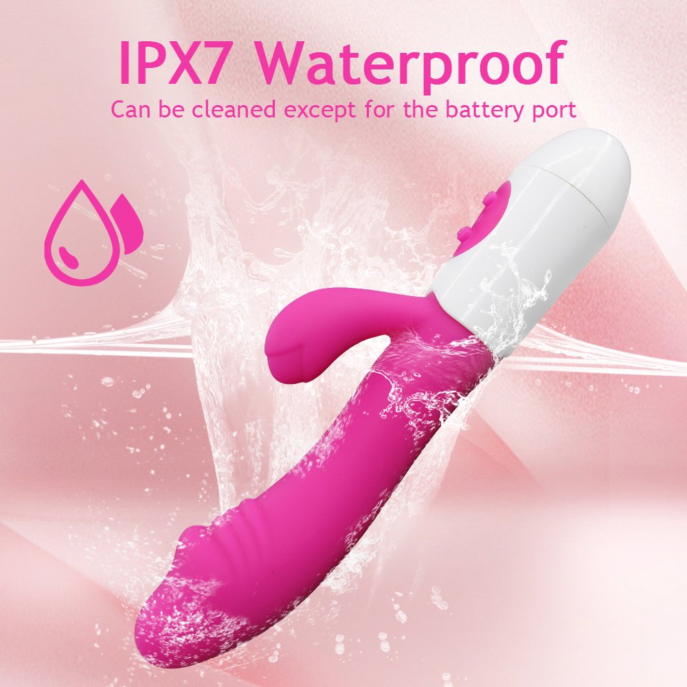 G Spot Dildo Rabbit Vibrator for Women Dual 10 Vibration Silicone Waterproof Female Vagina Clitoris Anal Massager Sex Toys Shop
