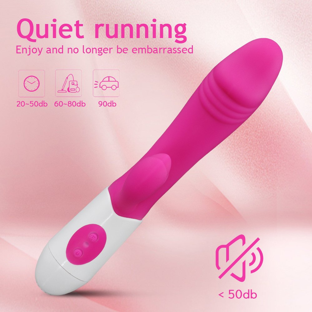 G Spot Dildo Rabbit Vibrator for Women Dual 10 Vibration Silicone Waterproof Female Vagina Clitoris Anal Massager Sex Toys Shop