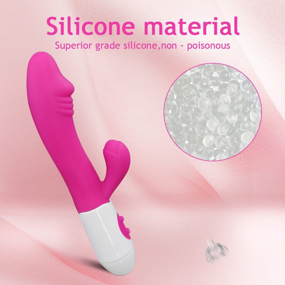 G Spot Dildo Rabbit Vibrator for Women Dual 10 Vibration Silicone Waterproof Female Vagina Clitoris Anal Massager Sex Toys Shop
