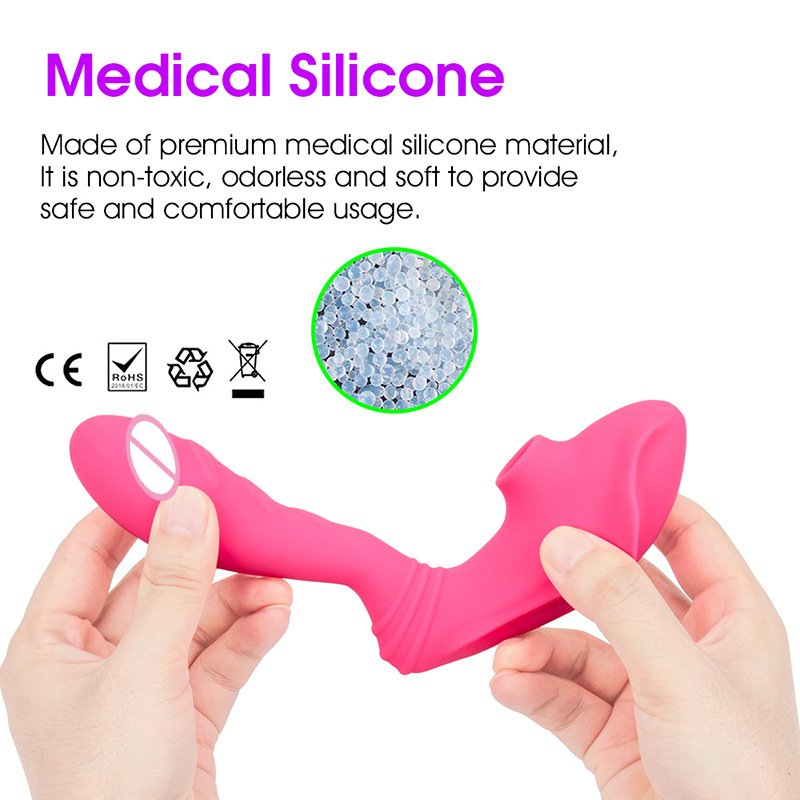 Clitoral Sucking Vibrator with 10 Intensities Modes for Women, Waterproof Rechargeable Quiet Clitoris Nipples Suction Stimulator
