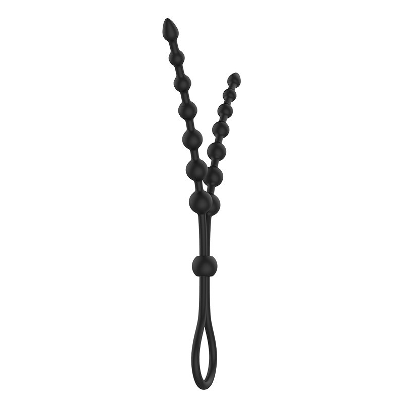GINYA New Men Cock Ring Anal Beads Toys Male Penis Ring Soft Silicone Couple Sharing Sex Toy Adult Toys For Masturbation
