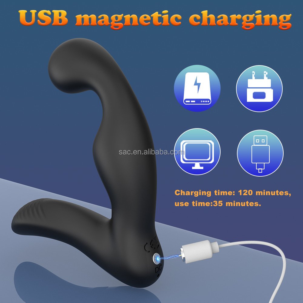 SacKnove Health Beginner Inflatable Remote Medical Grade Silicone Stimulate Anal Vibrator Sex Toys Male Anal Prostate Massager