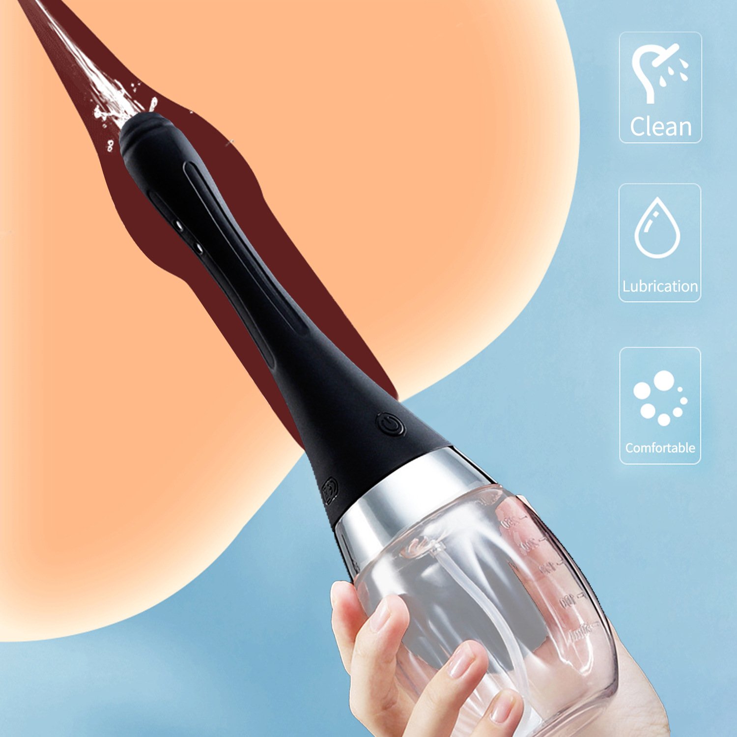 Adult automatic men women anal expansion toys sex enema irrigator Vaginal Anal Cleaner