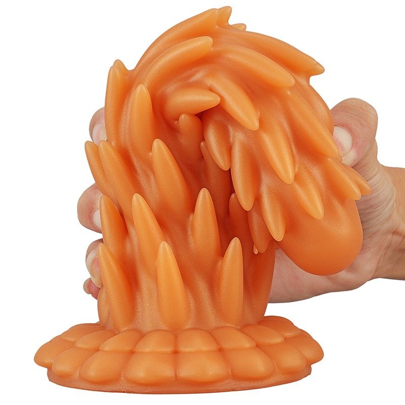 Hedgehog Mixed Color Glowing Anal plug SM Toys Adult Silicone Vagina Anal Stimulation Dilation Women and Men's Masturbators