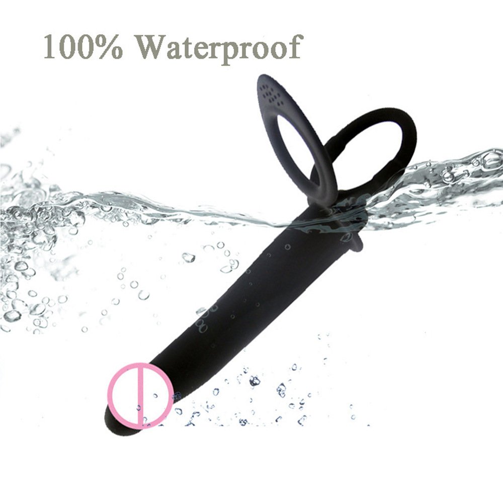 Factory Vibrating Butt Plug Double Penetration Anal Plug Bullet Vibrator Sex Toys For Woman with 10 Speed Male Penis Ring